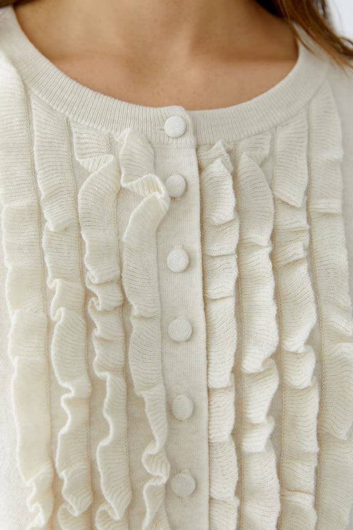 RUFFLE CARDIGAN 94144