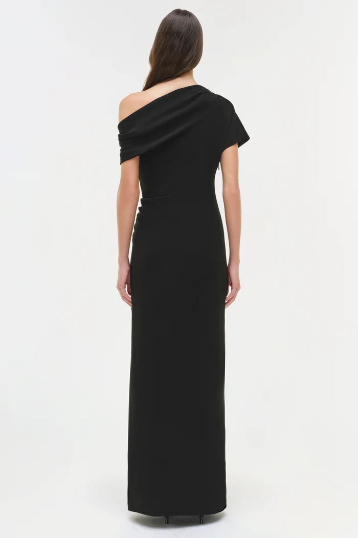 KALLY DRAPED MIDI DRESS 525-1171-Q