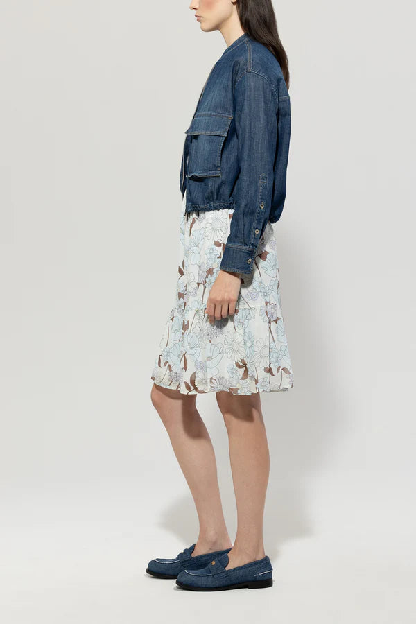 DENIM BLOUSON JACKET 418453/34740H