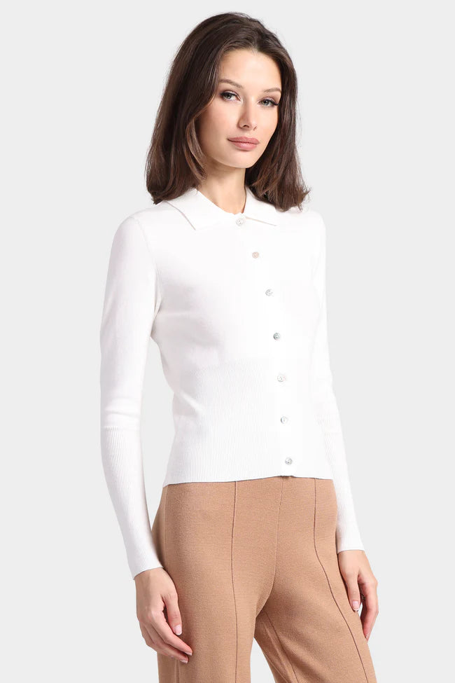 LONG SLEEVE SHIRT W/ RIBBED DETAIL 8959