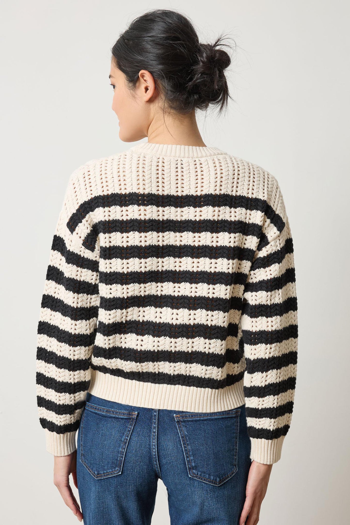 STRIPE STITCH SWEATER PA3043