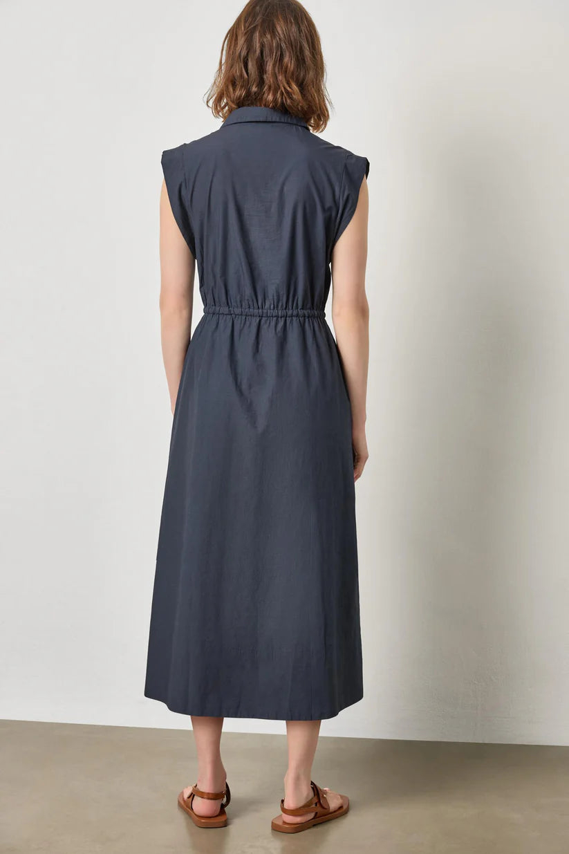 GUSSET SLEEVE MAXI DRESS PA3361