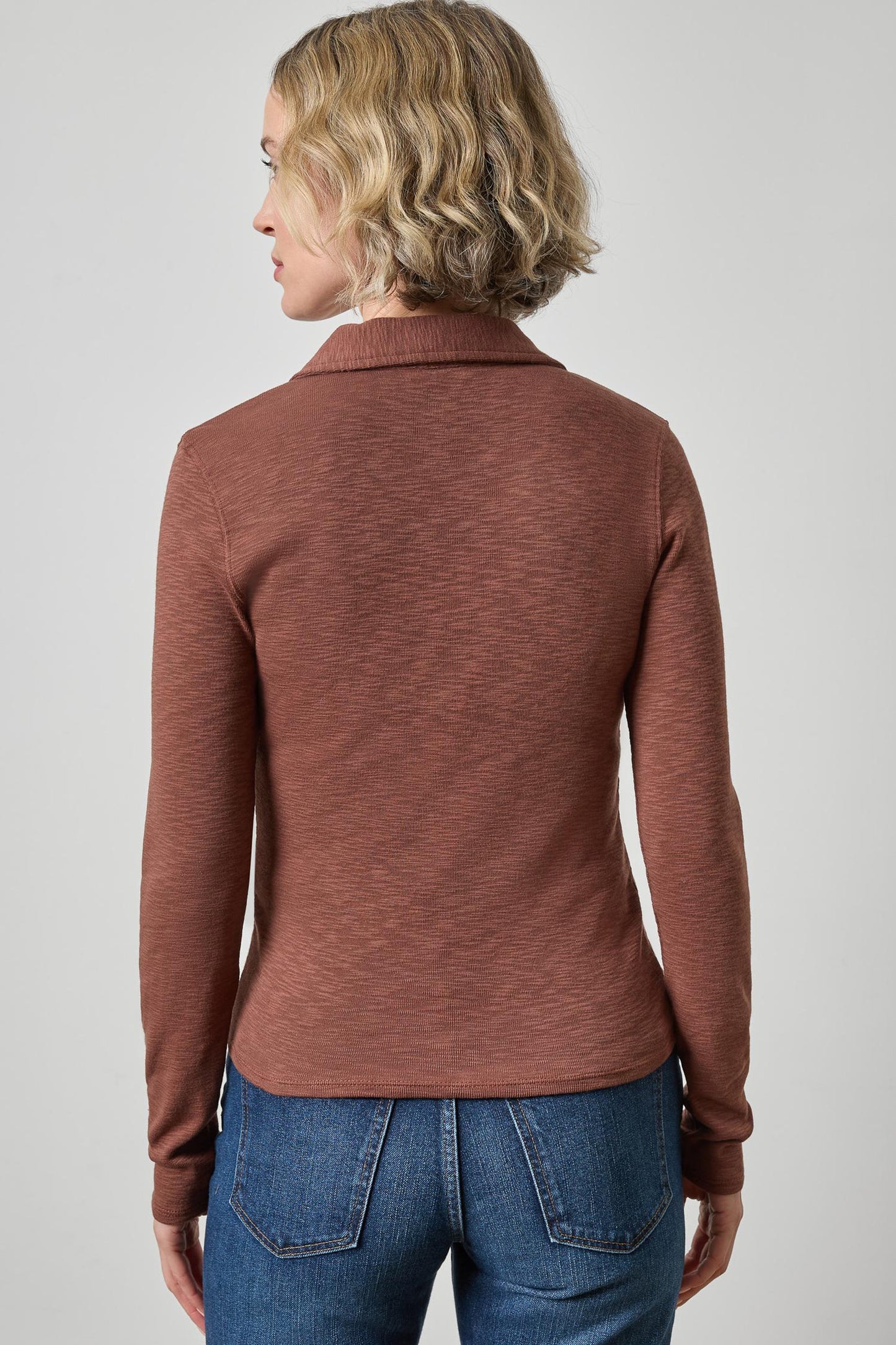 LONG SLEEVE POLO NECK PA3529