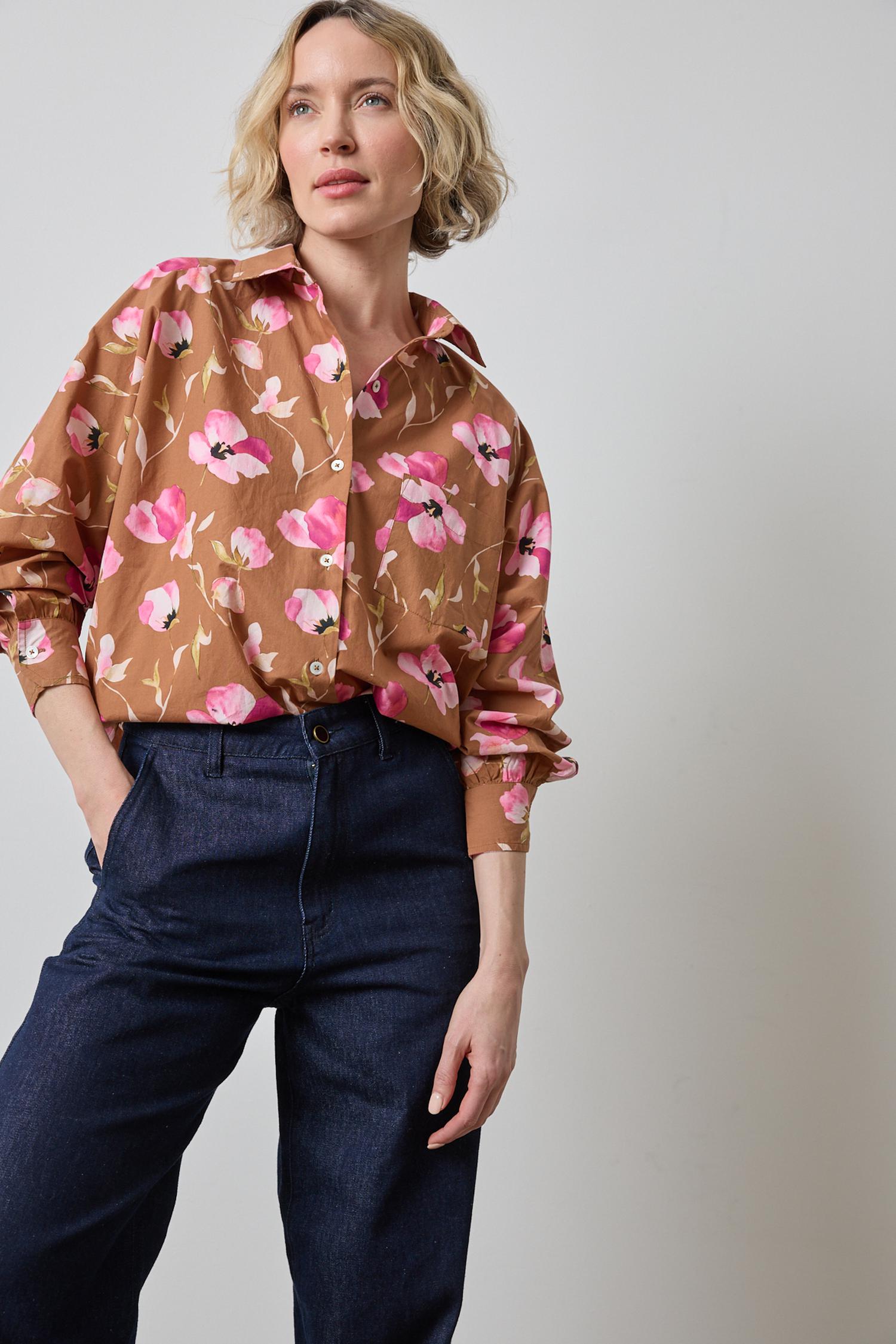 DOLMAN SLEEVE BUTTON DOWN PA3613 – Hersh's Boutique