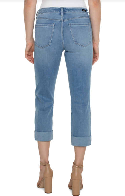 LIV NON SKINNY W / DOUBLE FRAY HEM LM7860CH1