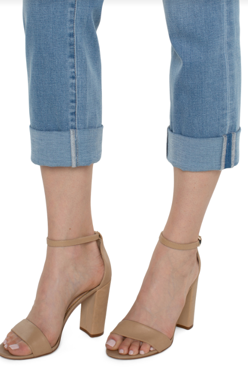 LIV NON SKINNY W / DOUBLE FRAY HEM LM7860CH1