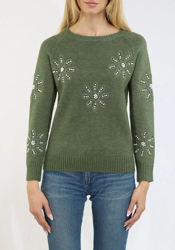 RAGLAN SLEEVE CREWNECK PULLOVER 32674