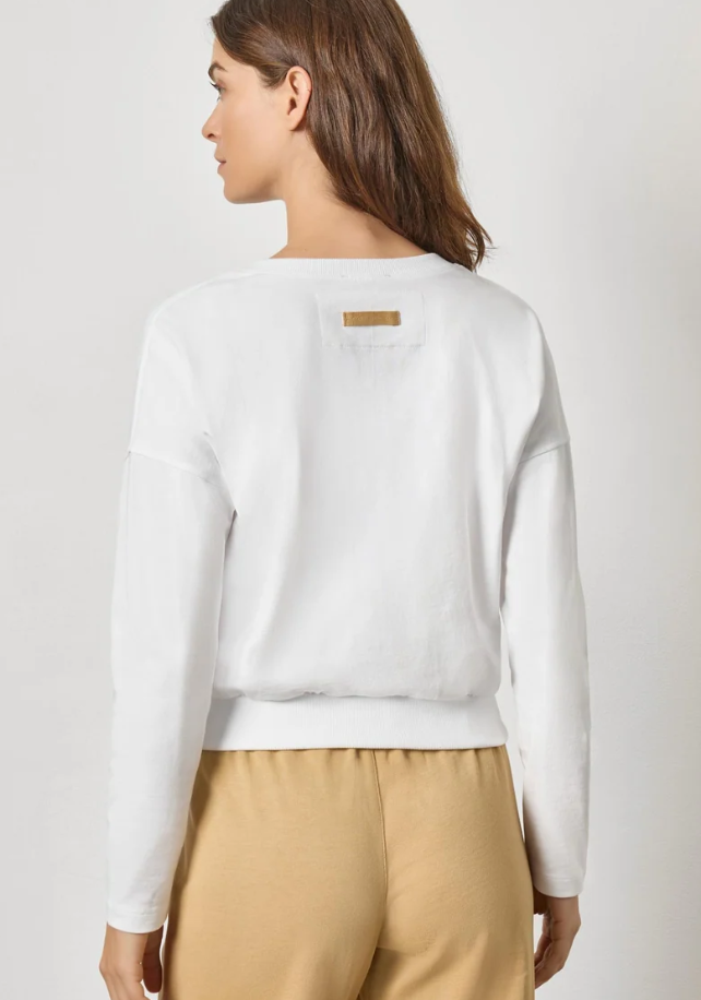 RIB TRIM CARDIGAN LONG SLEEVE PA3336