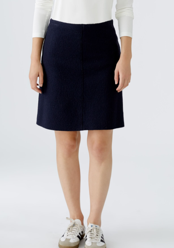 BOILED WOOL MINI SKIRT 79363