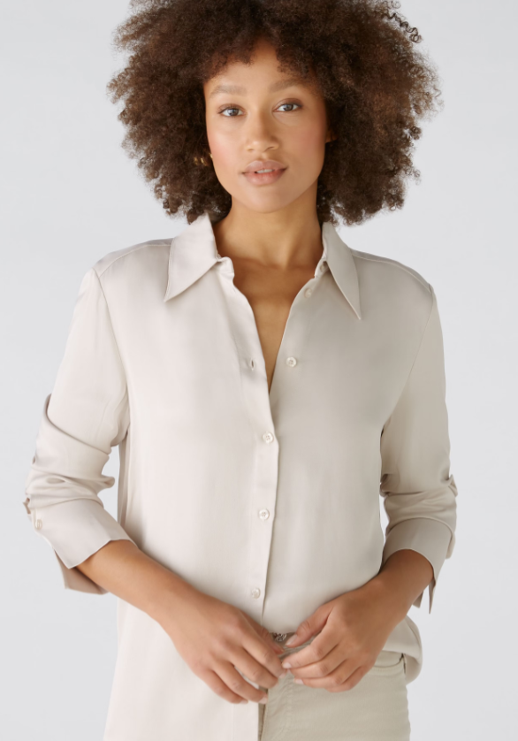 SHINY SATIN BLOUSE 89110