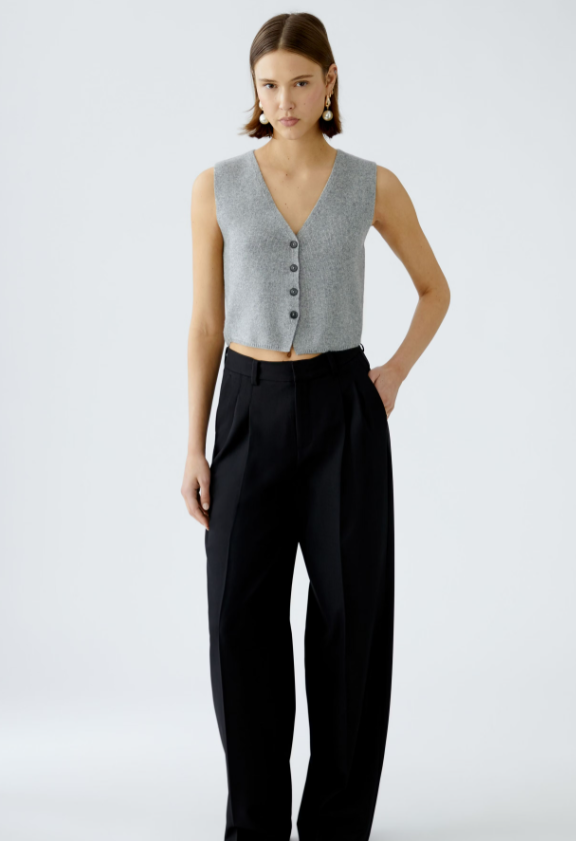 SWEATER CROPPED VEST 90235