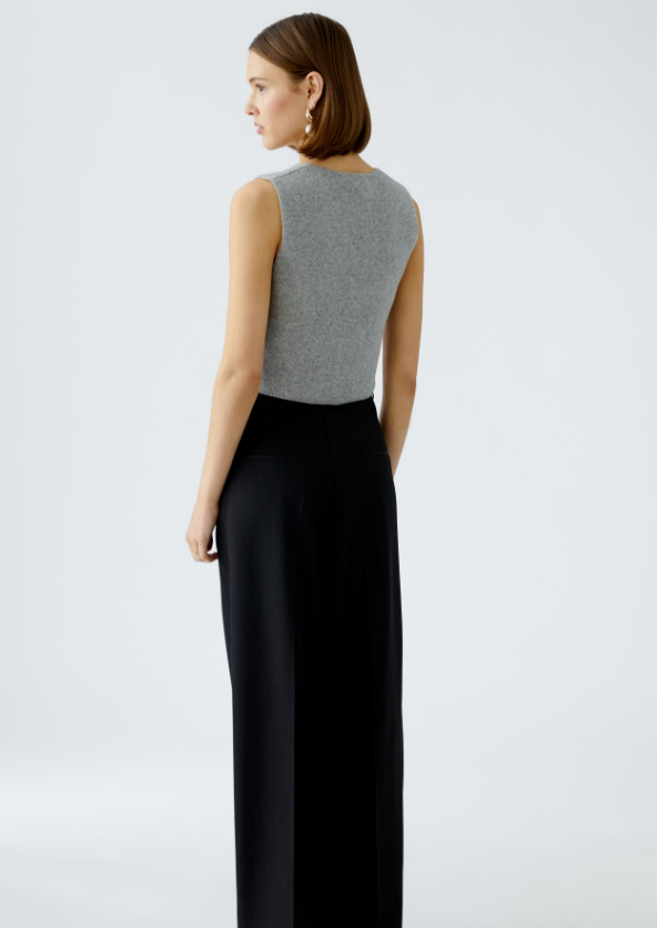 SWEATER CROPPED VEST 90235