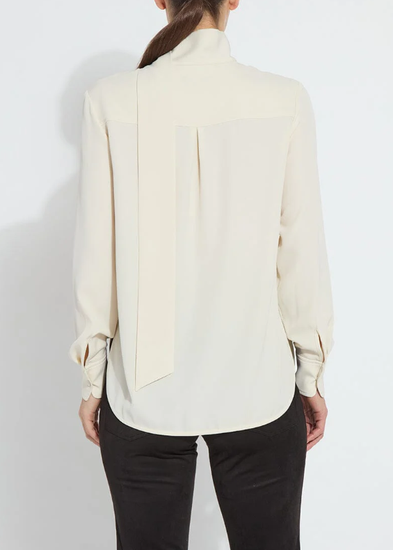 ODETTE SCARF NECK SHIRT 23-3432