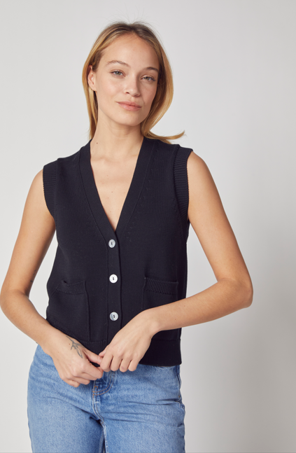 BUTTON VEST N6699