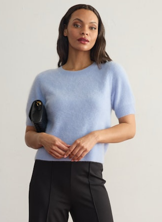 BRUSHED CASHMERE TEE CAP2026