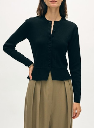 SUPERFINE WAISTED CARDIGAN 21618