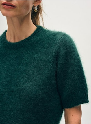 BRUSHED CASHMERE TEE 21694