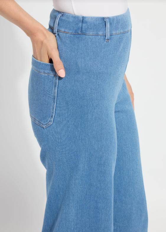 ERIN HI WAIST WIDE LEG DENIM 10-3209