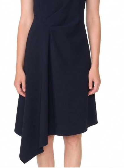 SIDE GATHERED DRESS 9433