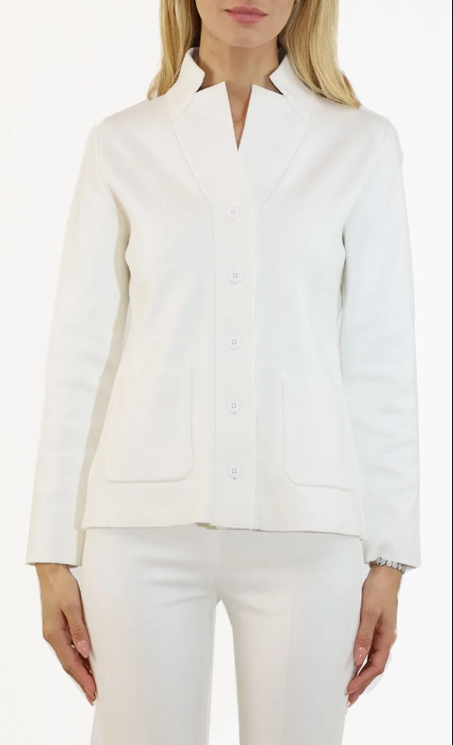 BUTTON FRONT BLAZER JACKET JK12606
