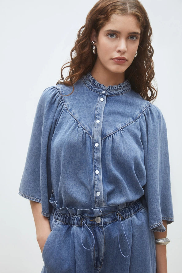 LOUISE DENIM BLOUSE S26C07069