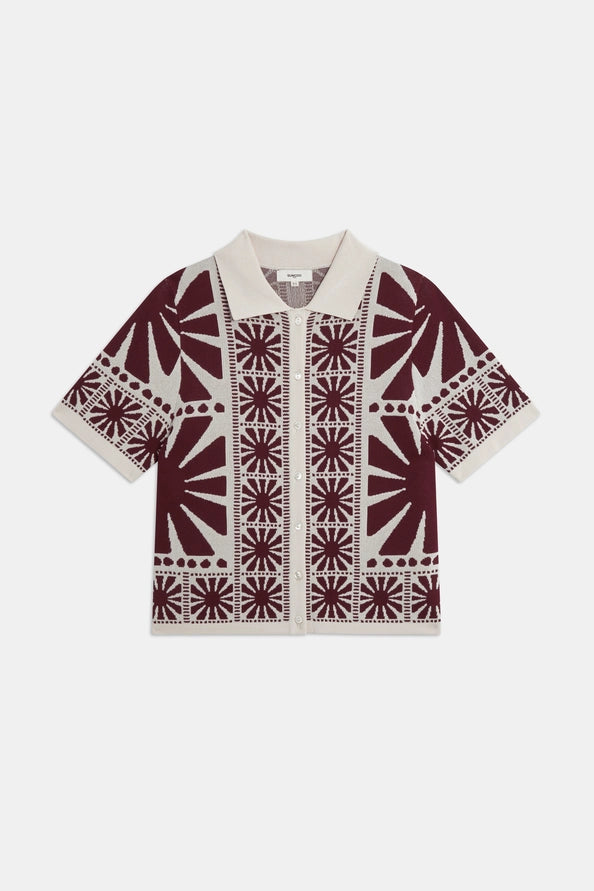 GABERA JACQUARD KNIT CARDIGAN S26M02042