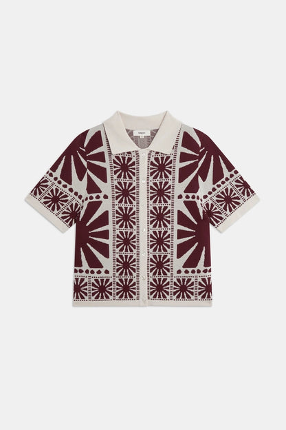 GABERA JACQUARD KNIT CARDIGAN S26M02042