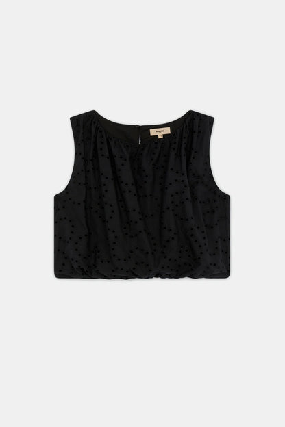 LISA EMBRODIERED CROPPED TOP S26C07034
