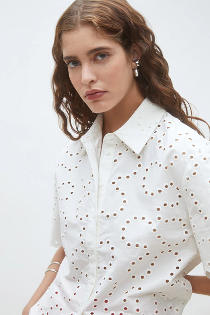 LORY EMBROIDERED BLOUSE S26C07035