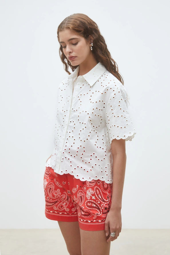 LORY EMBROIDERED BLOUSE S26C07035