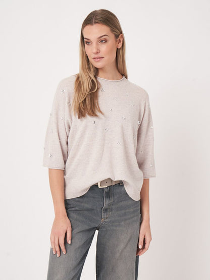 EMBELLISHED CREWNECK 104520