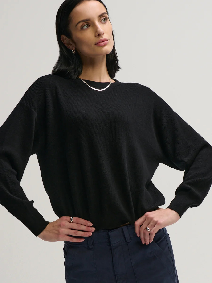 CECILY RIB PULLOVER COA4116