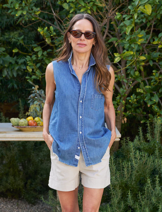 FIONA SLEEVELESS BLOUSE