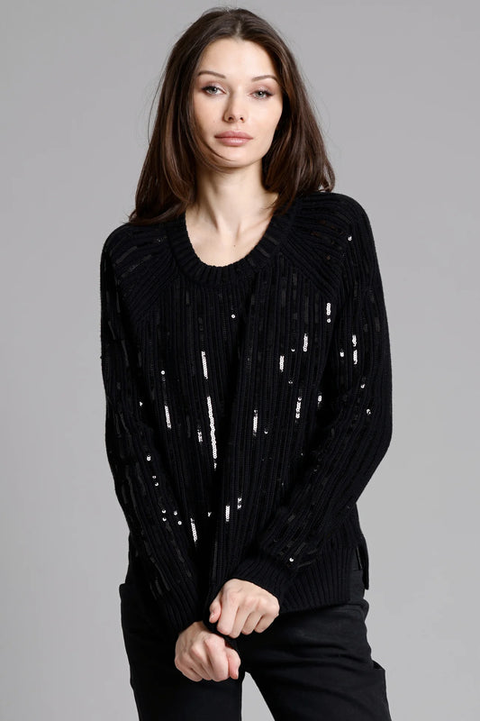 SEQUIN SHAKER CREWNECK 89100