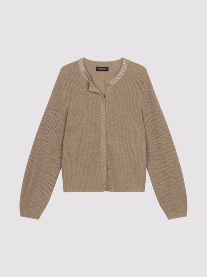 BOXY FIT RIB KNIT CARDIGAN 201679