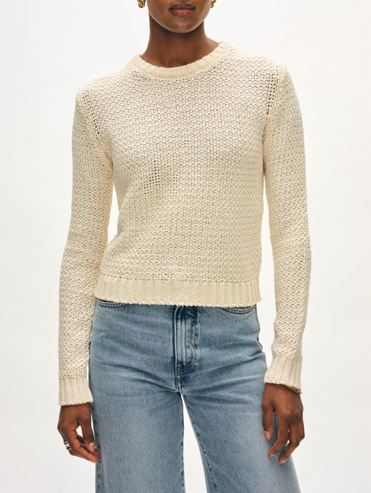 COTTON TEXTURED CREW 21537