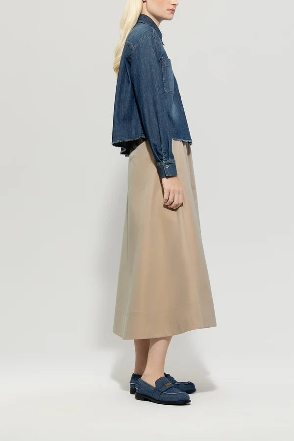DENIM SHIRT BLOUSE 218518/34740H