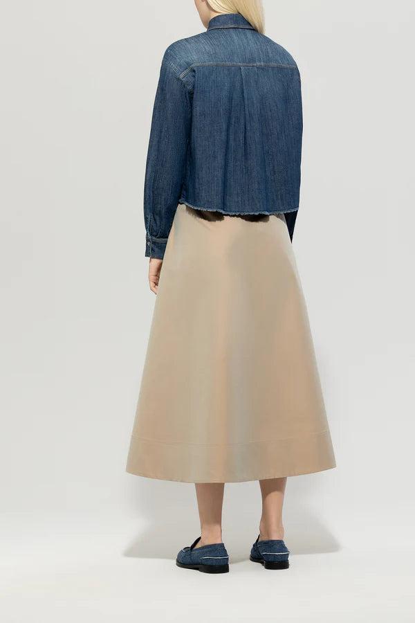 DENIM SHIRT BLOUSE 218518/34740H