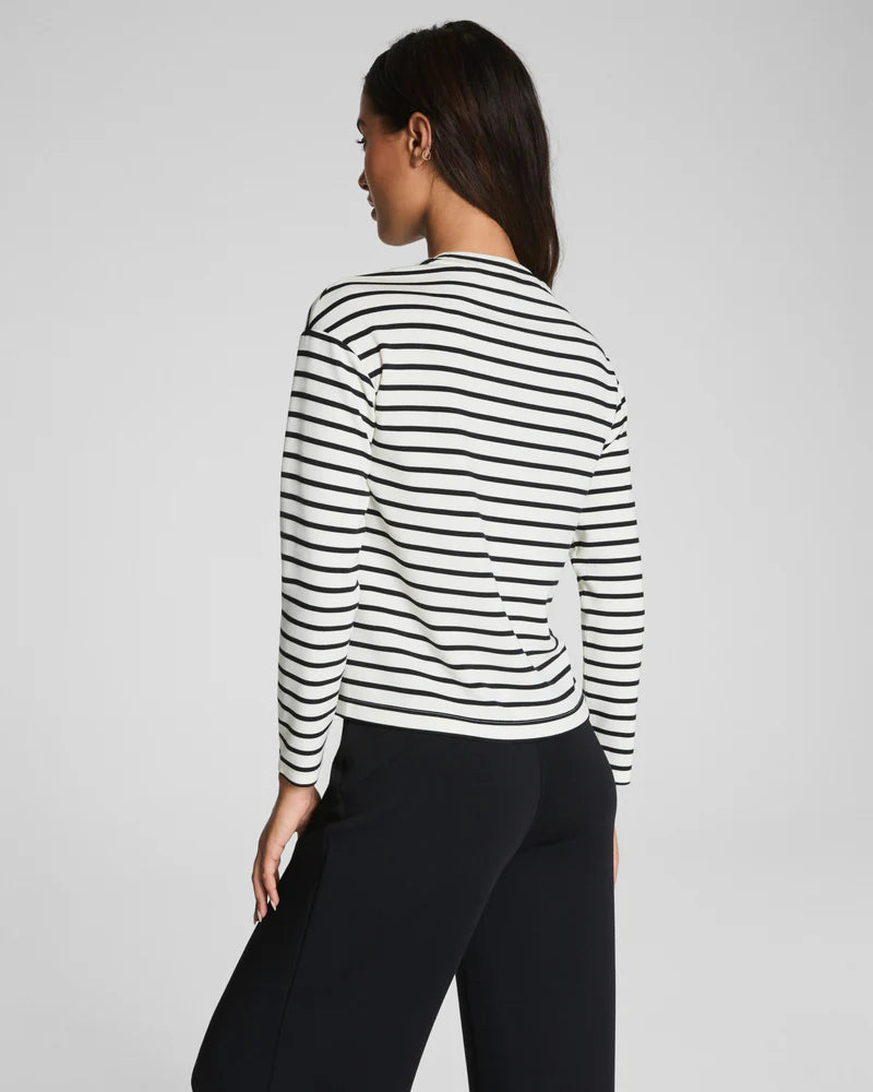 LONG SLEEVE SIDE SLIT TOP 21858R