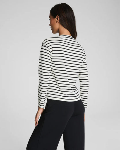LONG SLEEVE SIDE SLIT TOP 21858R