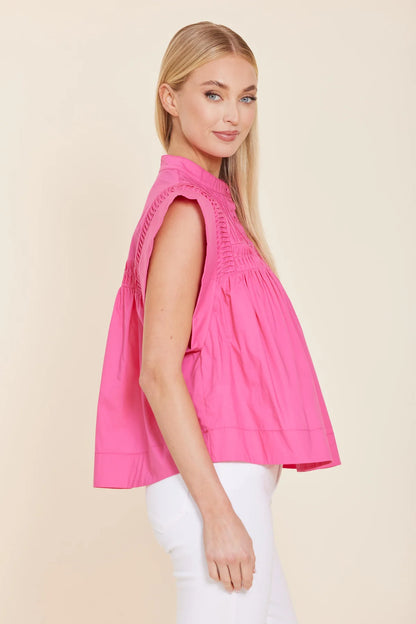 POPLIN SMOCK TOP 232