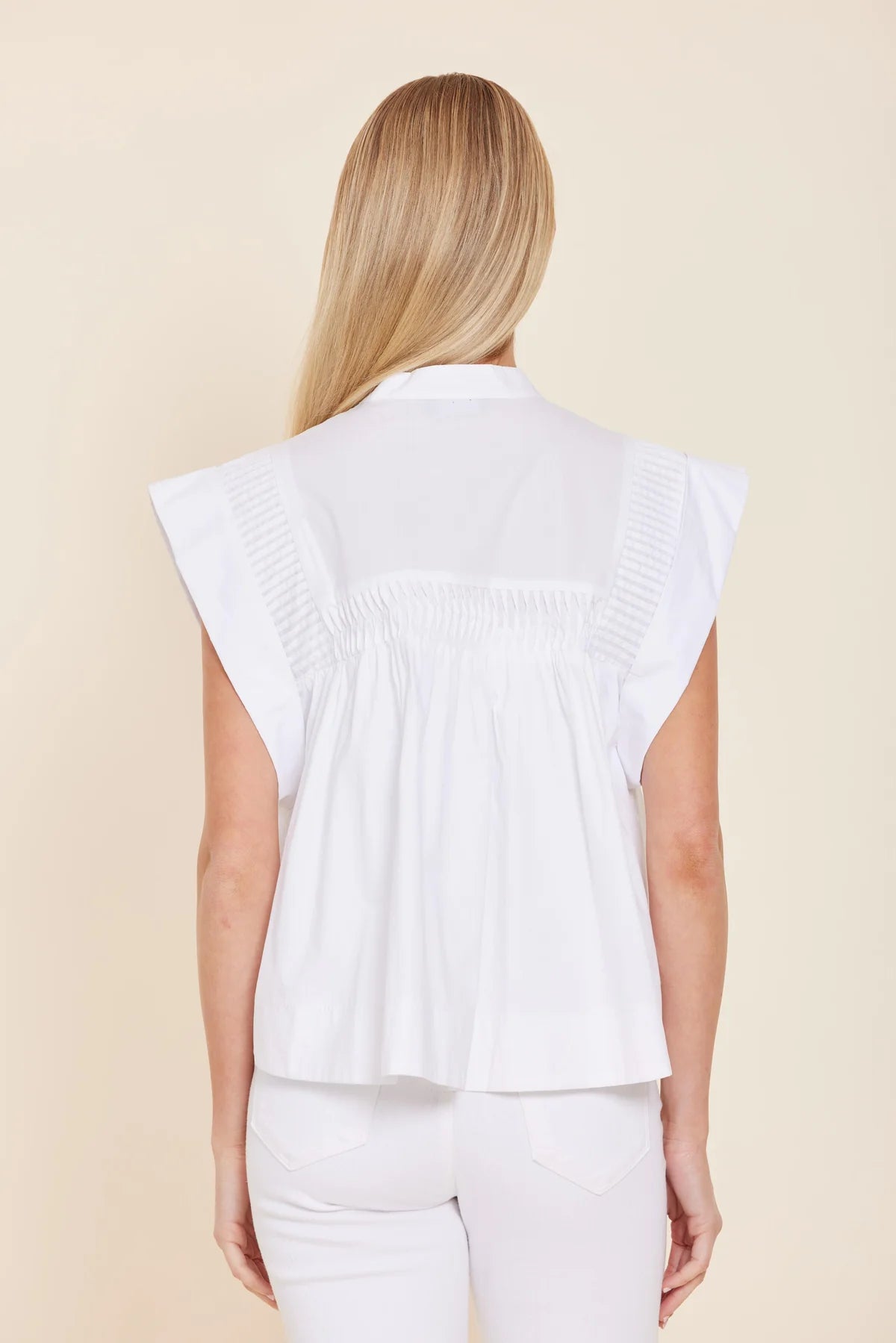 POPLIN SMOCK TOP 232