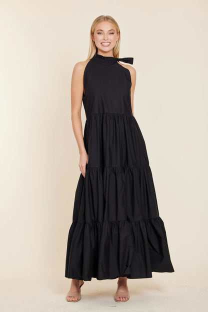 POPLIN TIE NECK DRESS 279