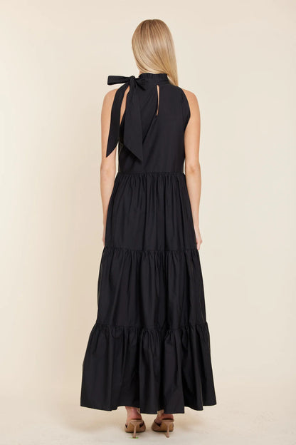 POPLIN TIE NECK DRESS 279