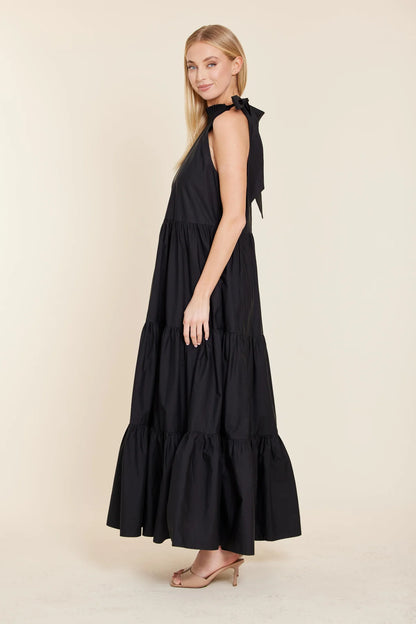 POPLIN TIE NECK DRESS 279
