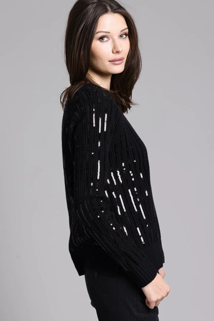 SEQUIN SHAKER CREWNECK 89100
