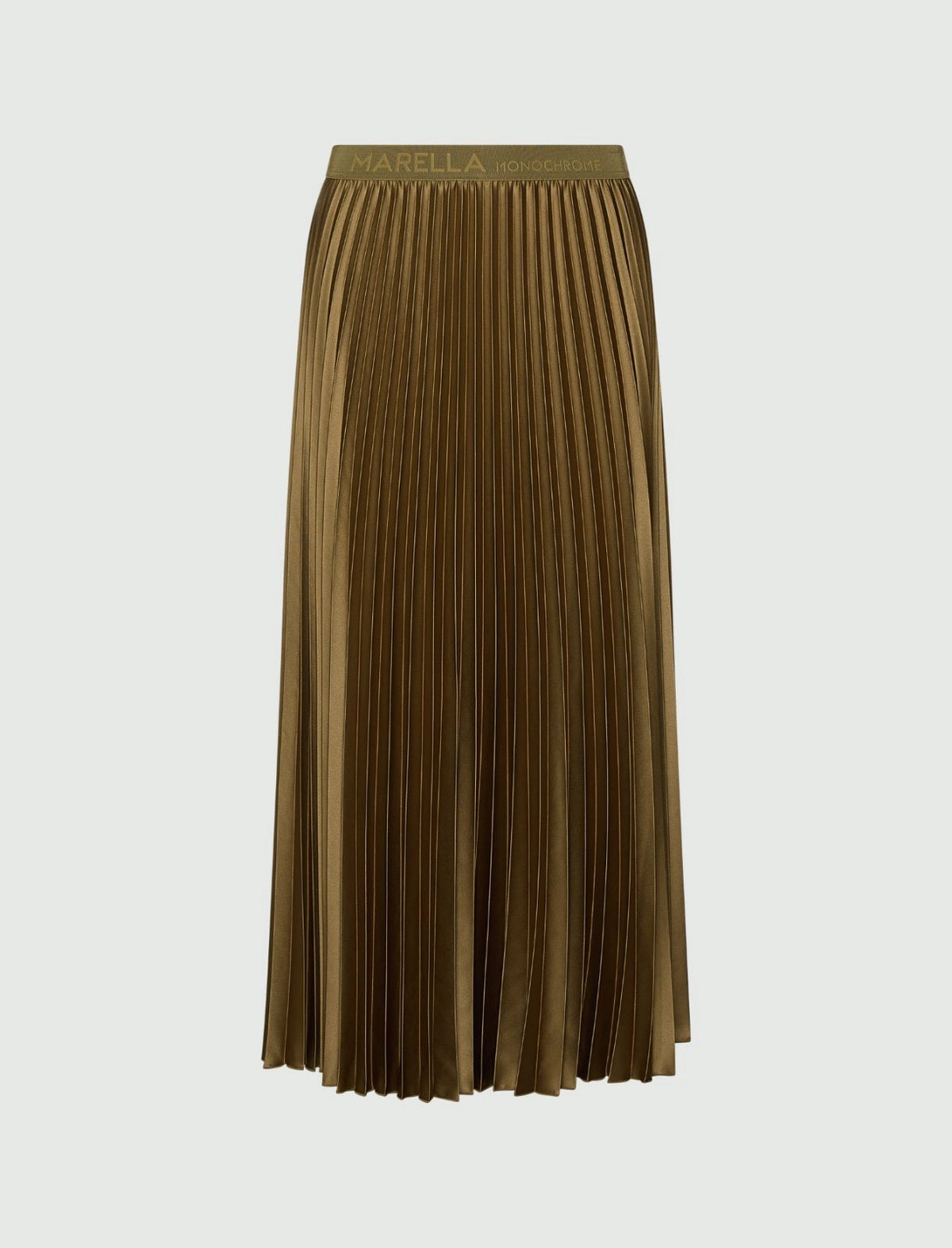 PLEATED SATIN SKIRT 2623106045200
