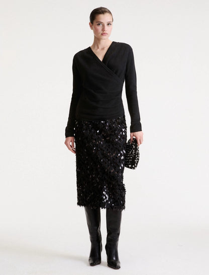MLLMEMORE SEQUIN SKIRT