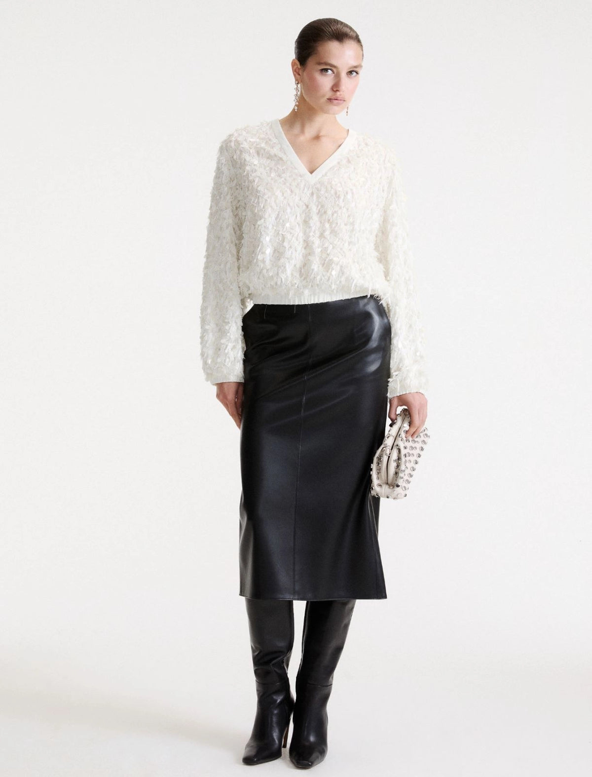 MLLCANE SEQUIN TOP