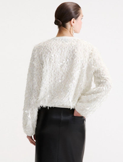 MLLCANE SEQUIN TOP